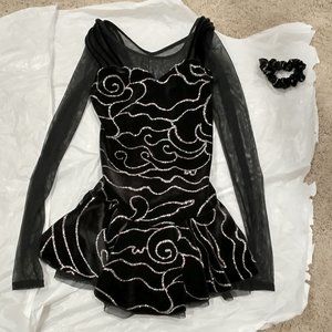 Mondor Velvet Figure Skating Dress Adult Small S-P